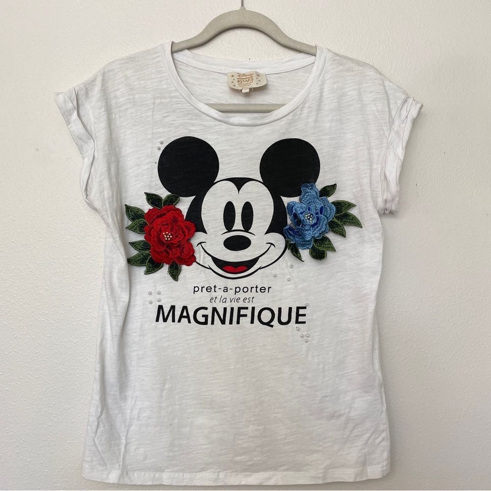 Disney Stars Studio Collection Floral Tee